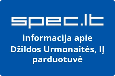 Džildos Urmonaitės, IĮ parduotuvė