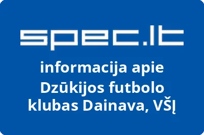 Dzūkijos futbolo klubas Dainava, VŠĮ | spec.lt