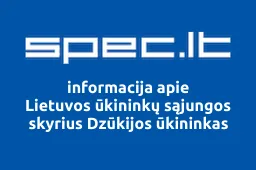 Lietuvos ūkininkų sąjungos skyrius Dzūkijos ūkininkas iliustracija