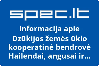 Dzūkijos žemės ūkio kooperatinė bendrovė Hailendai, angusai ir avys | spec.lt