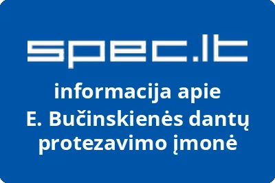 Eliutės Bučinskienės protezavimo įmonė