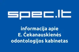 E. Čekanauskienės odontologijos kabinetas