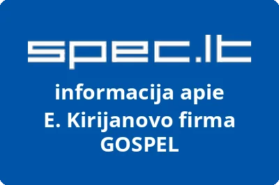 E. Kirijanovo firma GOSPEL