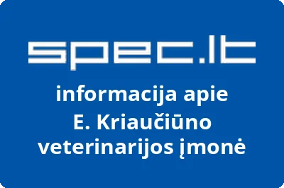 E. Kriaučiūno veterinarijos įmonė