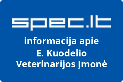E. Kuodelio veterinarijos įmonė