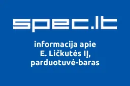 E. Ličkutės IĮ, parduotuvė-baras iliustracija