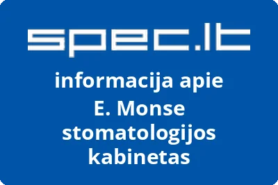 Elenos Monse stomatologijos kabinetas