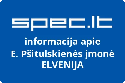 E. Pšitulskienės įmonė ELVENIJA