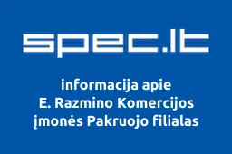 E. Razmino Komercijos įmonės Pakruojo filialas