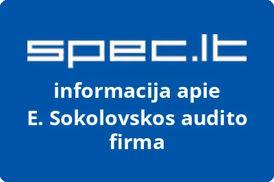 E. Sokolovskos audito firma
