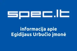 Egidijaus Urbučio įmonė | spec.lt