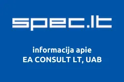 EA CONSULT LT, UAB | spec.lt