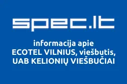 ECOTEL VILNIUS, viešbutis, UAB KELIONIŲ VIEŠBUČIAI iliustracija