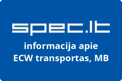 ECW transportas, MB | spec.lt