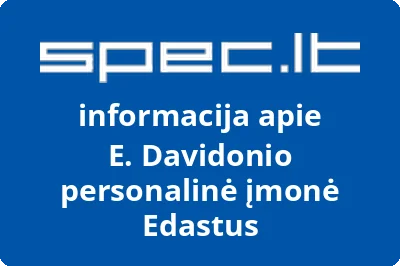 E. Davidonio personalinė įmonė Edastus