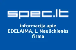 EDELAIMA, L. Naulickienės firma | spec.lt