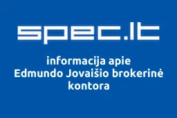 Edmundo Jovaišio brokerinė kontora | spec.lt