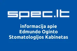 Edmundo Oginto Stomatologijos Kabinetas | spec.lt