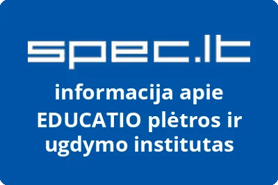 EDUCATIO plėtros ir ugdymo institutas