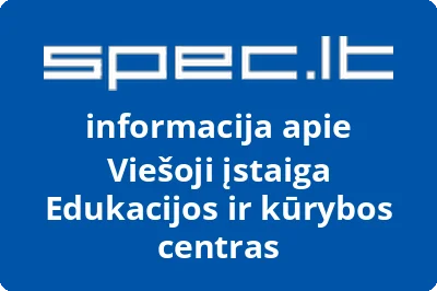 Edukacijos ir kūrybos centras, VŠĮ