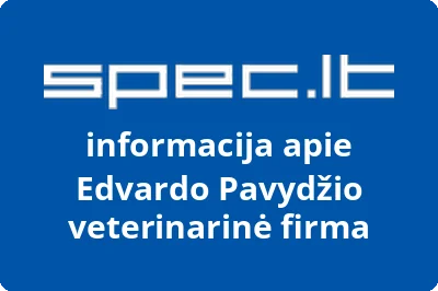 Edvardo Pavydžio veterinarinė firma