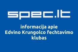 Edvino Krungolco fechtavimo klubas | spec.lt
