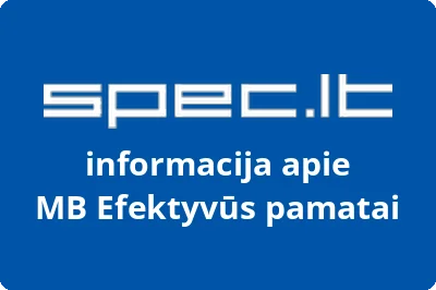 Efektyvūs pamatai, MB