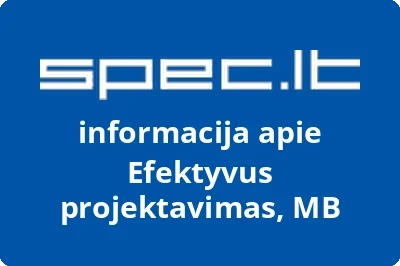Efektyvus projektavimas, MB