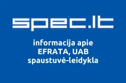 EFRATA, UAB spaustuvė-leidykla | spec.lt