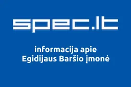 Egidijaus Baršio įmonė | spec.lt