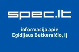 Egidijaus Butkeraičio, IĮ | spec.lt