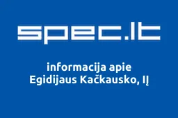 Egidijaus Kačkausko, IĮ | spec.lt