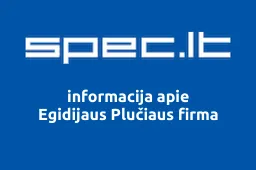 Egidijaus Plučiaus firma | spec.lt