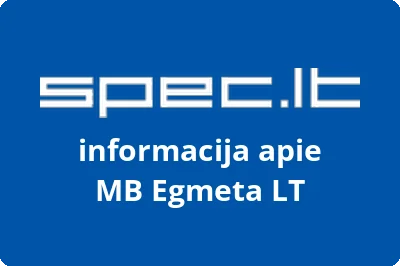 Egmeta LT, MB | spec.lt