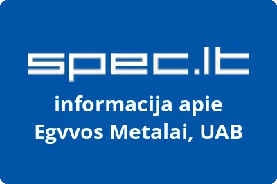 EGVVOS metalai, UAB