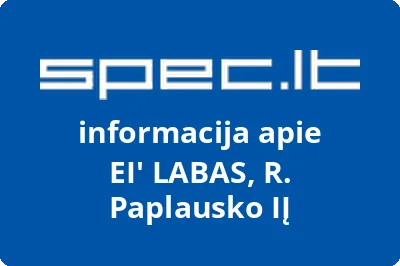 EI' LABAS, R. Paplausko, IĮ