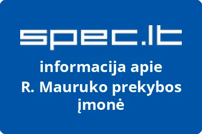 R. Mauruko prekybos įmonė