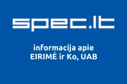 EIRIMĖ ir Ko, UAB | spec.lt