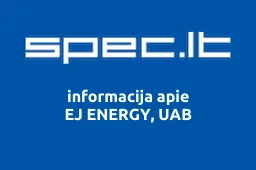 EJ ENERGY, UAB | spec.lt