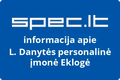 L. Danytės personalinė įmonė Eklogė