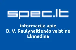 D. V. Raulynaitienės vaistinė Ekmedina | spec.lt
