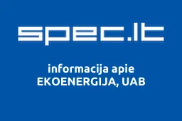 EKOENERGIJA, UAB | spec.lt