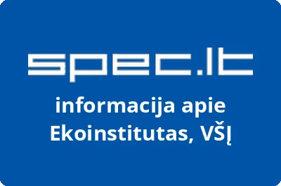 Ekoinstitutas, VŠĮ