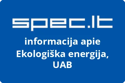 Ekologiška energija, UAB