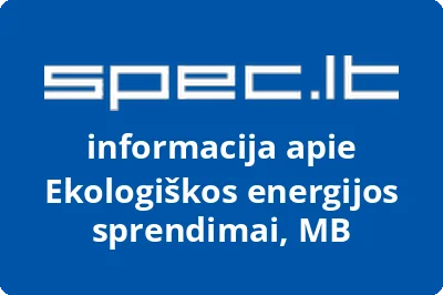 Ekologiškos energijos sprendimai, MB
