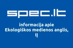 Ekologiškos medienos anglis, IĮ | spec.lt