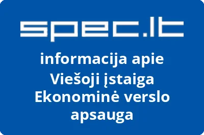 Ekonominė verslo apsauga, VŠĮ