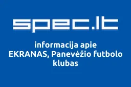 EKRANAS, Panevėžio futbolo klubas | spec.lt