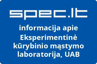 Eksperimentinė kūrybinio mąstymo laboratorija, UAB