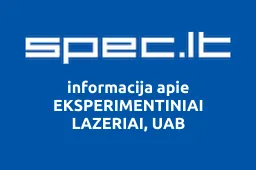 EKSPERIMENTINIAI LAZERIAI, UAB | spec.lt